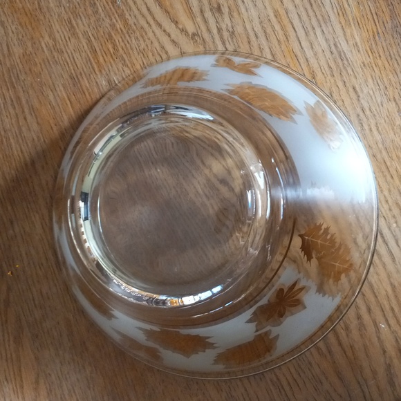 Vintage Libbey Golden Foliage serving bowl - Picture 5 of 9